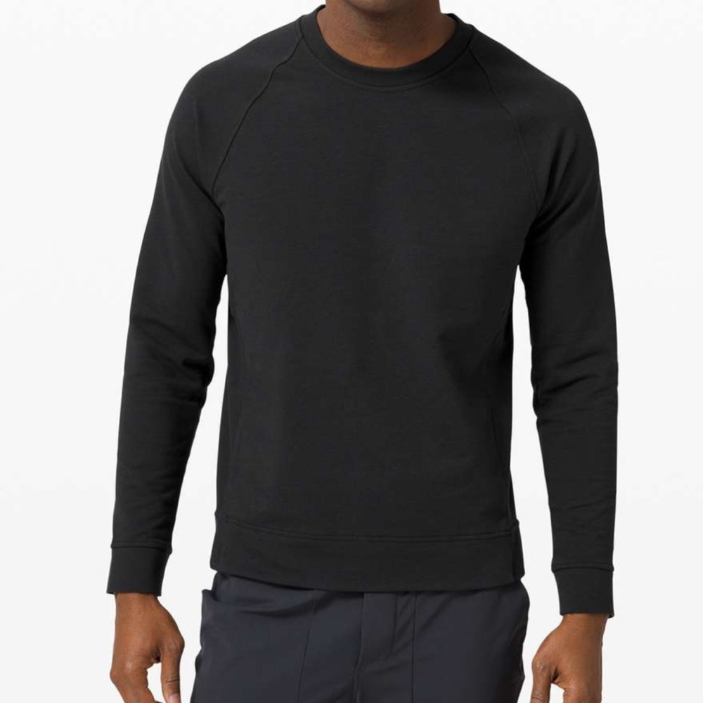 Lululemon City Sweat Crew Black - Men’s Size Medium